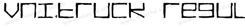 VNI-Truck Regular字体转换